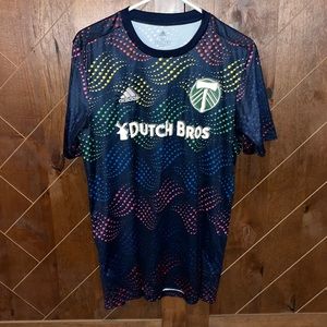 Portland Timbers pride warm up jersey